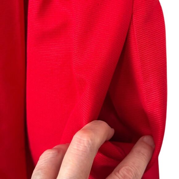 Kate Spade Red Retro Inspired Fit & Flare Pleated Sleeveless Dress Size 6 - Picture 10 of 12